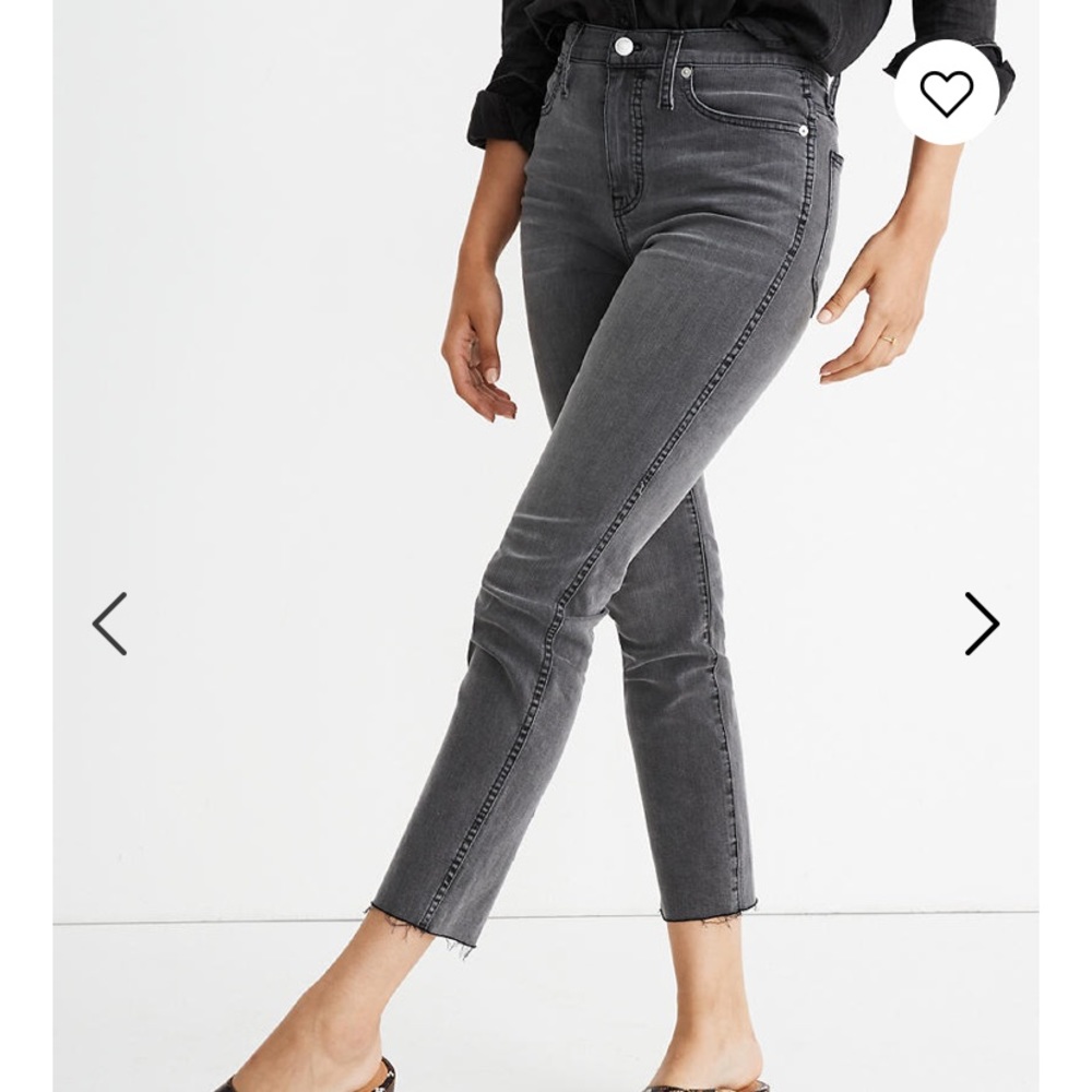 Madewell stovepipe jeans
